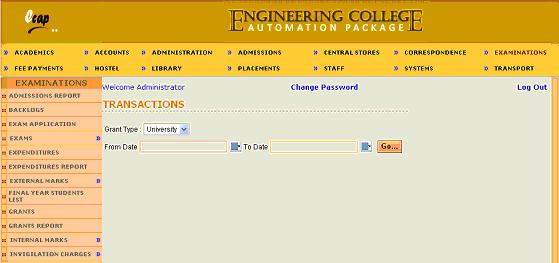 Examinations Module